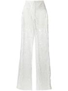 Elie Saab Floral Lace Trousers