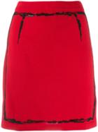 Moschino Bead Embroidered Knitted Skirt