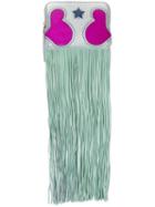 The Volon Fringed Clutch, Women's, Silver