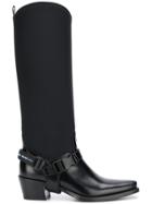 Prada Western Knee-length Boots - Black