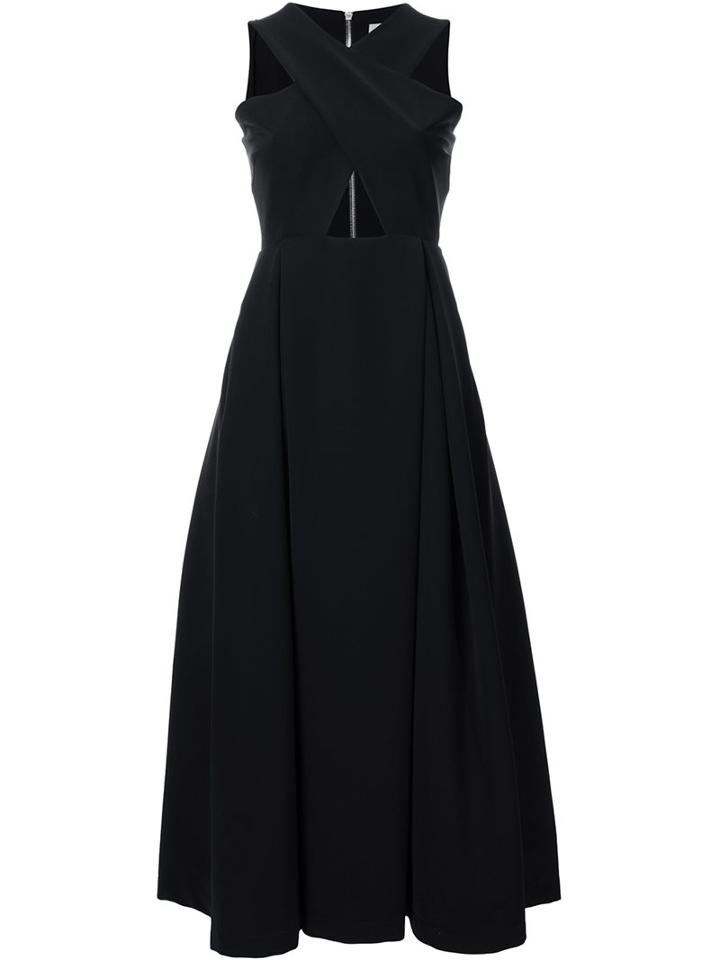 Preen By Thornton Bregazzi Cut-out Detail Dress, Women's, Size: Small, Black, Polyamide/spandex/elastane/acetate