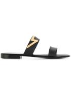 Giuseppe Zanotti Design Zak Flash Sandals - Black