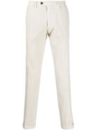 Al Duca D'aosta 1902 Straight Leg Corduroy Trousers - White