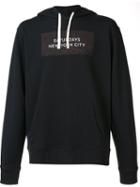 Saturdays Surf Nyc Logo Print Pullover Hoodie, Men's, Size: Xl, Black, Cotton