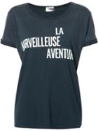 Mother La Merveilleuse Aventure T-shirt, Women's, Size: Medium, Blue, Cotton