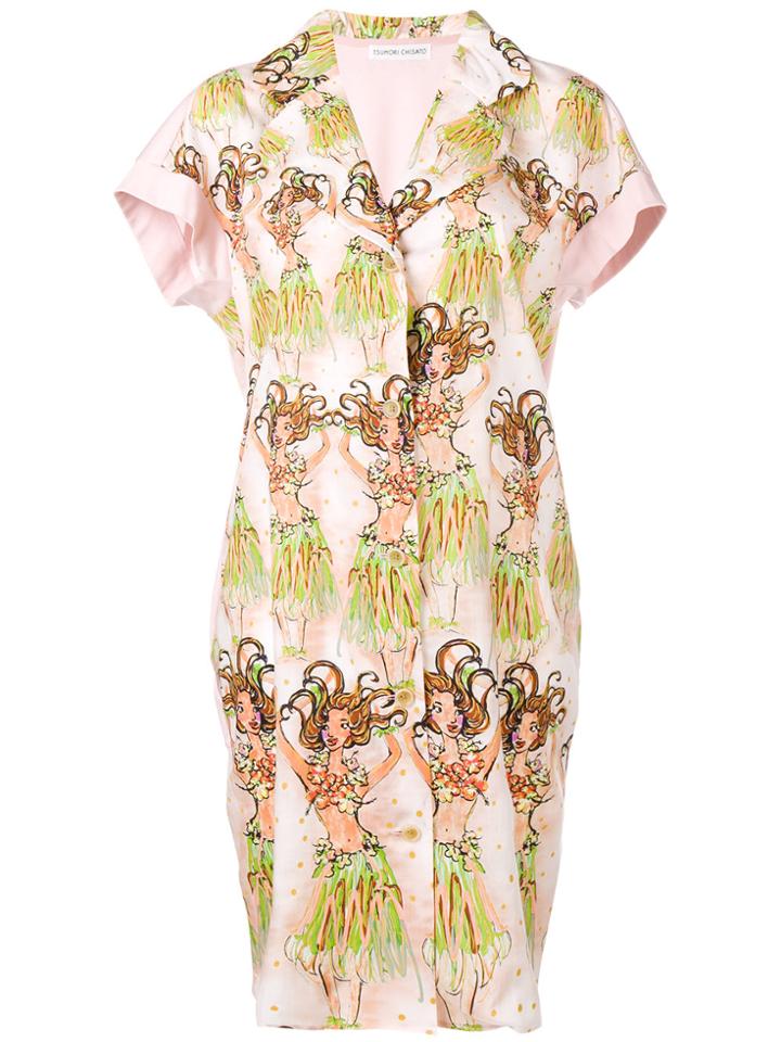 Tsumori Chisato Printed Shirt Dress - Multicolour