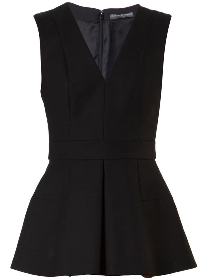 Alexander Mcqueen Box Pleat Top