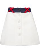 Miu Miu Techno Skirt - White