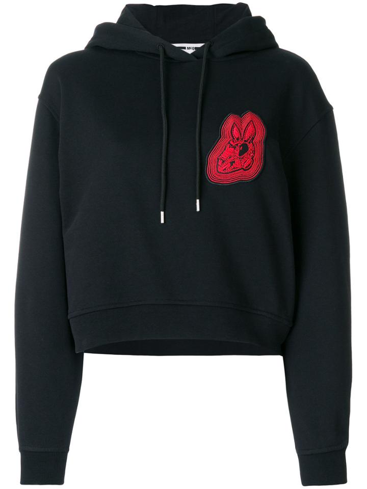 Mcq Alexander Mcqueen Bunny Hoodie - Black