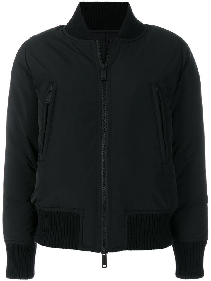Dsquared2 Icon Logo Print Bomber Jacket - Black