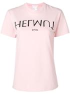 Helmut Lang Logo Hack Little Tee - Pink