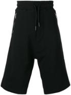 Diesel - Drawstring Track Shorts - Men - Cotton/polyester - Xl, Black, Cotton/polyester