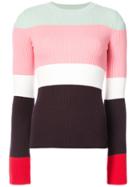 Joostricot Striped Bell Sleeve Sweater - Multicolour