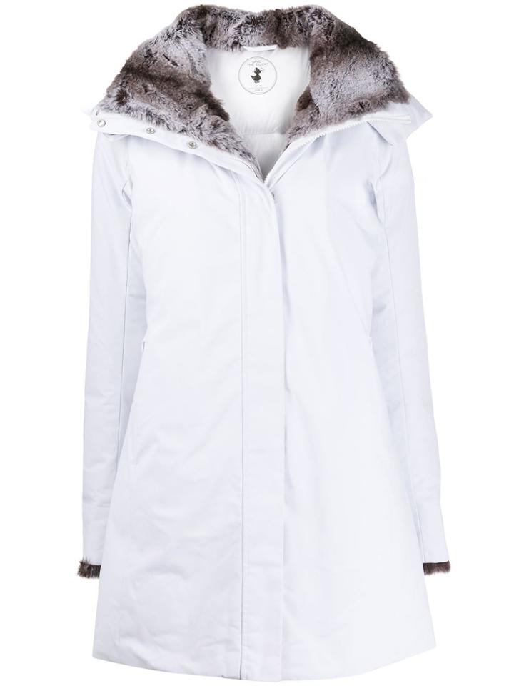 Save The Duck Smeg9 Faux Fur-lined Coat - White
