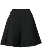 Delpozo Tailored Shorts, Women's, Size: 40, Black, Wool