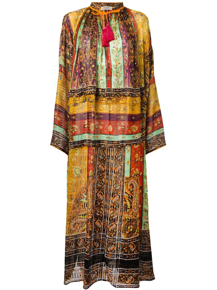 Etro Printed Maxi Dress - Multicolour