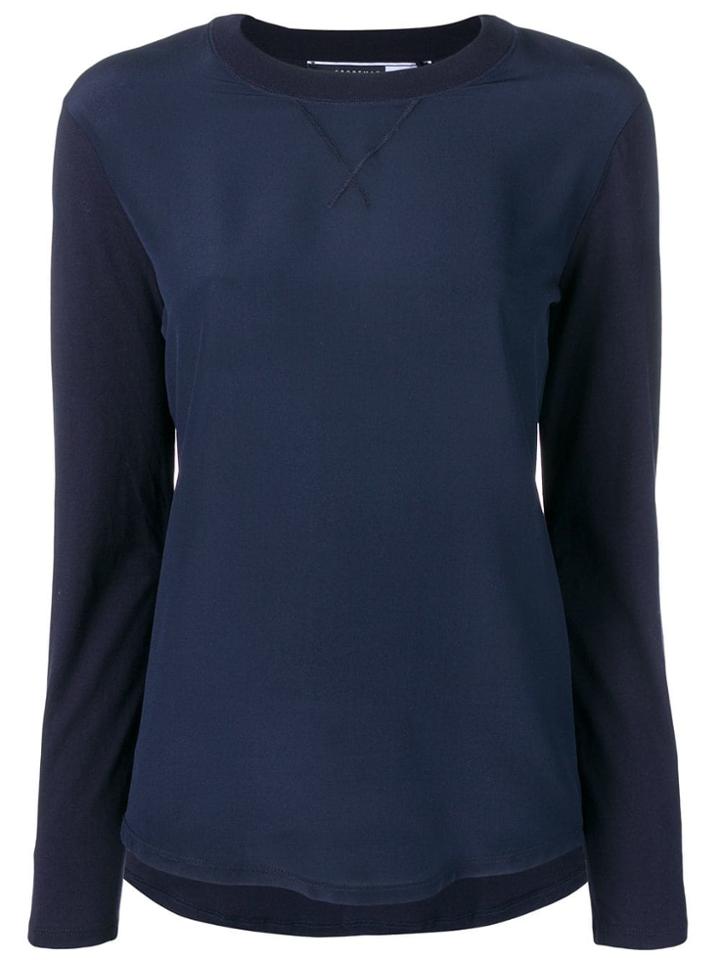 Sport Max Code Round Neck Blouse - Blue