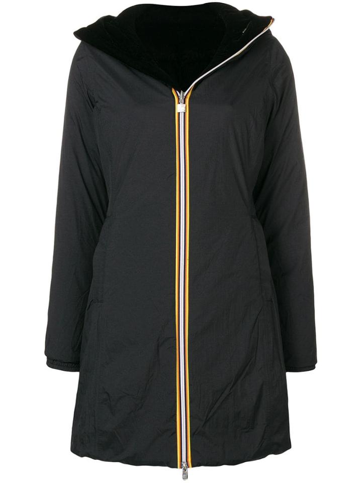 K-way Hooded Raincoat - Black