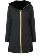 K-way Hooded Raincoat - Black