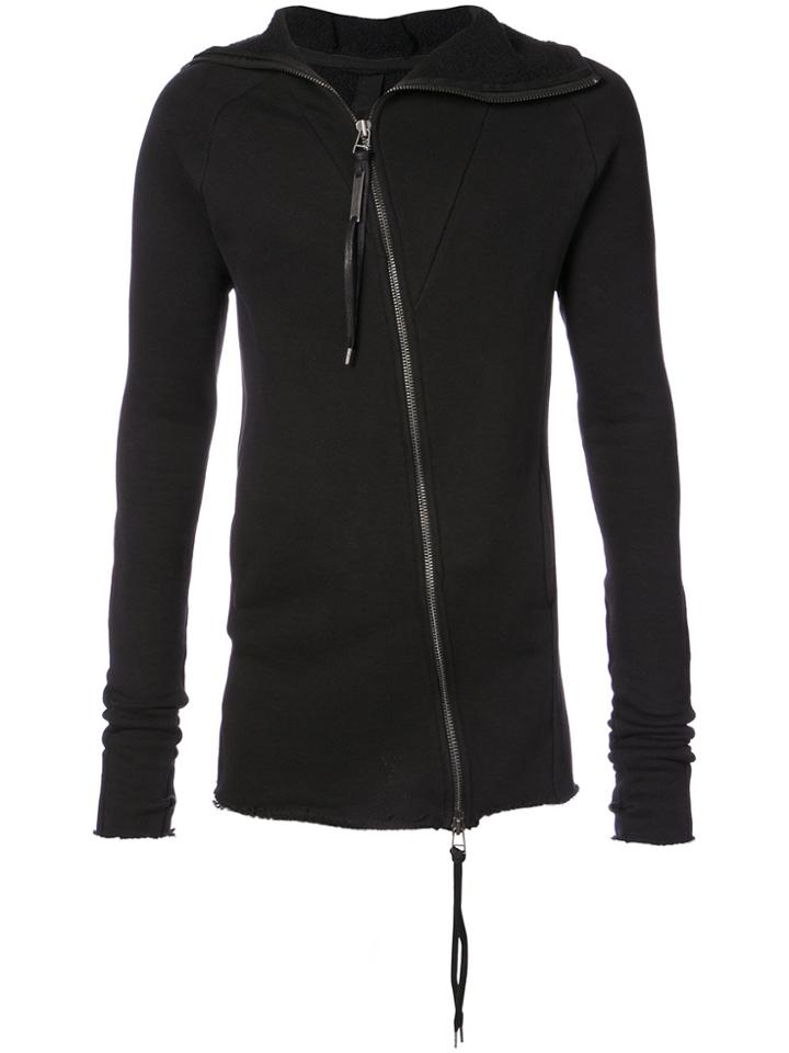 Army Of Me Off Centre Zip Sweatshirt - Black