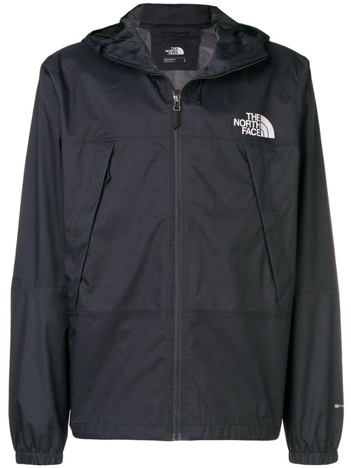 The North Face Hooded Wind Breaker Jacket - Black
