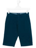 Aston Martin Kids - Chino Shorts - Kids - Cotton/spandex/elastane - 16 Yrs, Blue