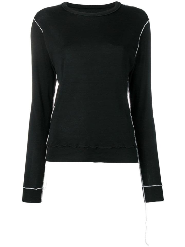 Maison Martin Margiela Pre-owned Contrast Piping Detailed Sweatshirt -