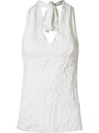 Uma Raquel Davidowicz Tela Top, Women's, Size: 38, White, Polyester/spandex/elastane