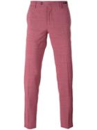 Pt01 - Classic Chinos - Men - Polyester/spandex/elastane/virgin Wool - 56, Red, Polyester/spandex/elastane/virgin Wool