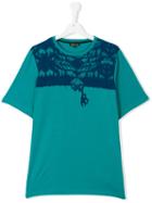 Roberto Cavalli Kids - Teen Printed T-shirt - Kids - Cotton/spandex/elastane - 16 Yrs, Green