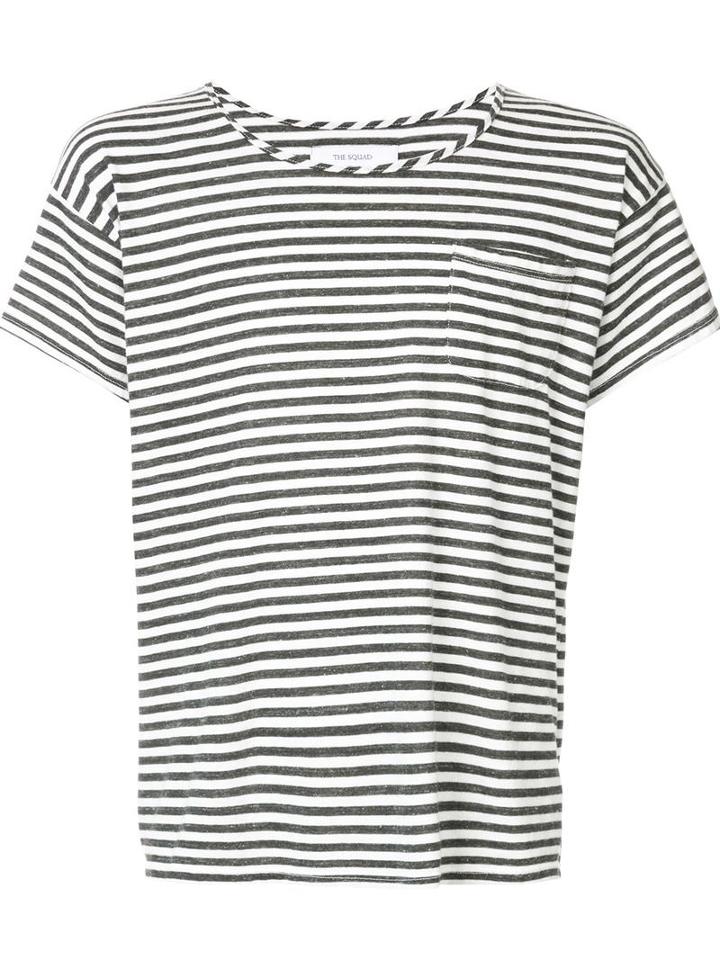 The Squad Striped Short Sleeve T-shirt, Men's, Size: Xl, Black, Cotton