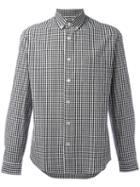 Golden Goose Deluxe Brand Gingham Shirt, Men's, Size: Large, Black, Cotton