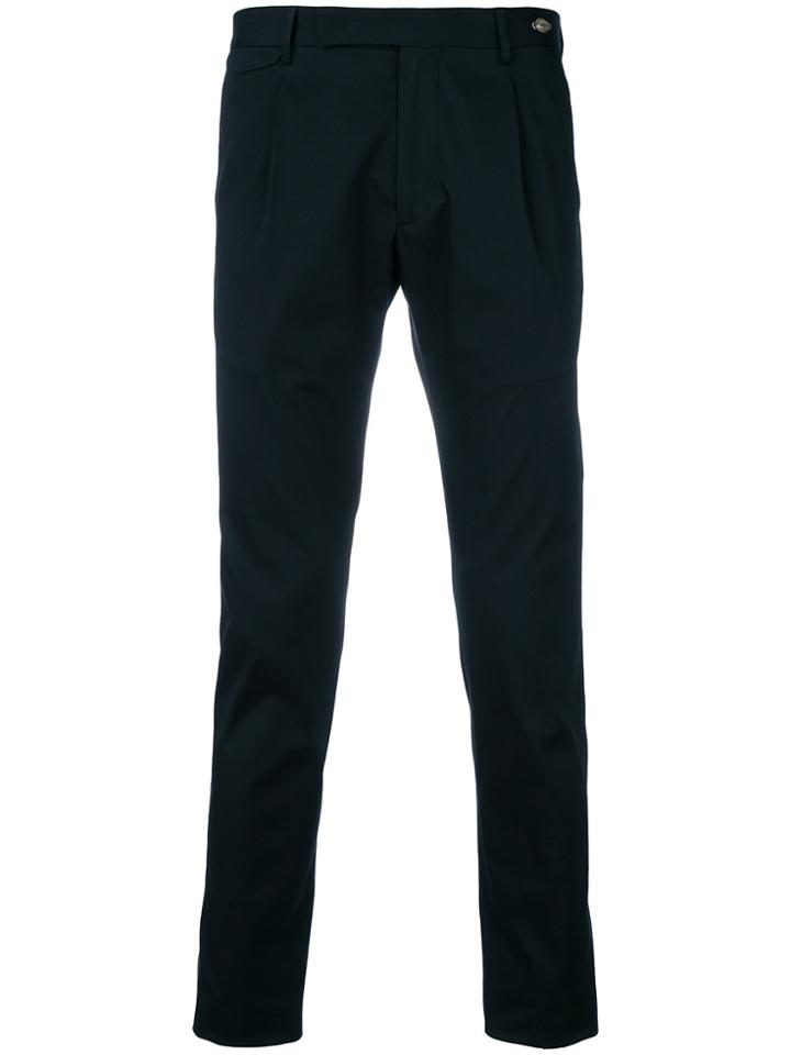 Tagliatore Ankle Grazer Trousers - Blue