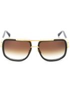 Dita Eyewear Square Frame Sunglasses, Women's, Black, Glass Fiber/titanium