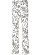 Giambattista Valli Slim Flared Trousers