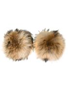 N.peal Raccoon Fur Cuffs, Women's, Nude/neutrals, Cashmere/racoon Fur