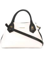 Burberry Contrast Detailing Tote Bag, Women's, Nude/neutrals, Calf Leather