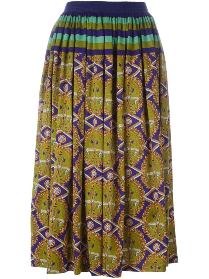 Jean Paul Gaultier Vintage 'liberte Equalite' Skirt - Multicolour