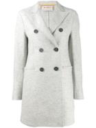 Blanca Double Breasted Coat - Grey