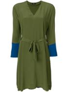 Ps By Paul Smith V-neck Flared Dress - Green