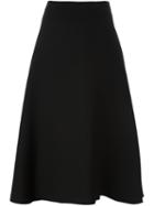Marc Jacobs Flared Skirt, Women's, Size: 6, Black, Triacetate/polyester