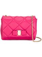 Salvatore Ferragamo 'vara' Quilted Bag, Women's, Pink/purple, Leather