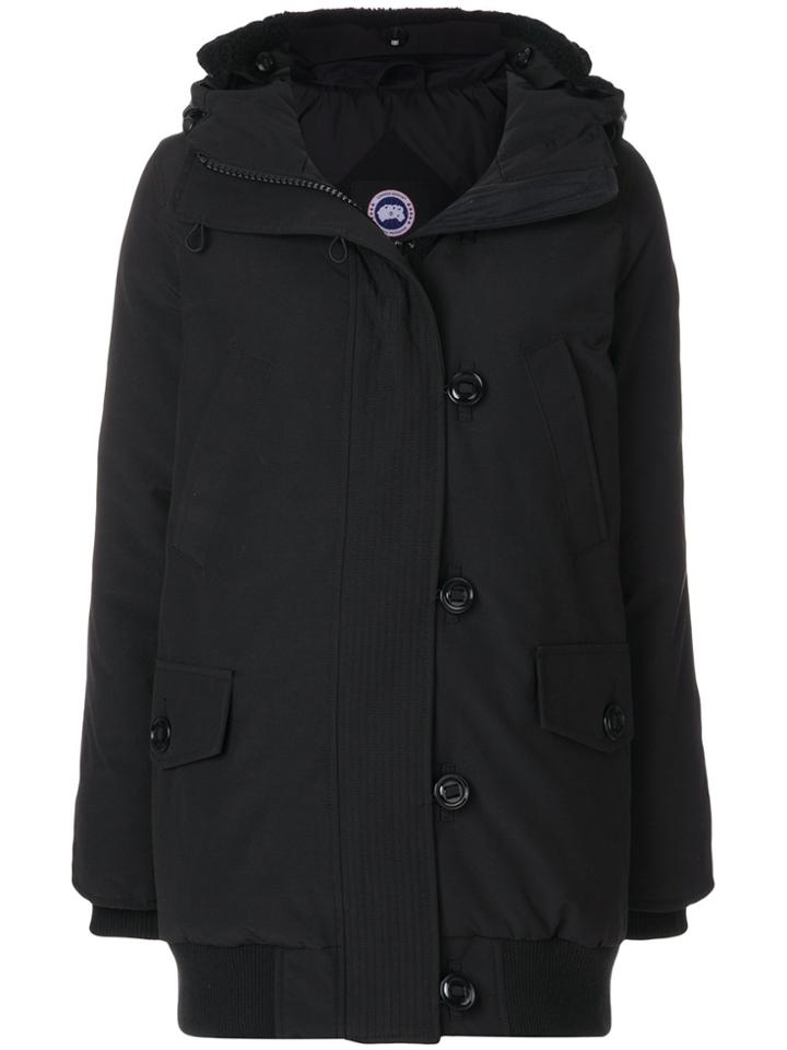 Canada Goose Padded Hooded Parka - Black