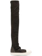 Rick Owens Knee Length Boots - Grey