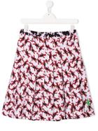 Marni Kids Bunny Print Skirt - White