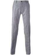 Jacob Cohen Straight Trousers, Men's, Size: 31/34, Grey, Wool