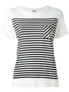 Sonia By Sonia Rykiel - Striped T-shirt - Women - Cotton/modal - M, White, Cotton/modal