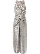 Manning Cartell Metallic Ruched Dress - Silver