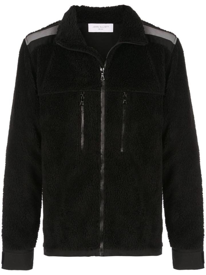 John Elliott Fleece-style Jacket - Black