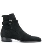 Saint Laurent Wyatt 30 Jodhpur Boots - Black